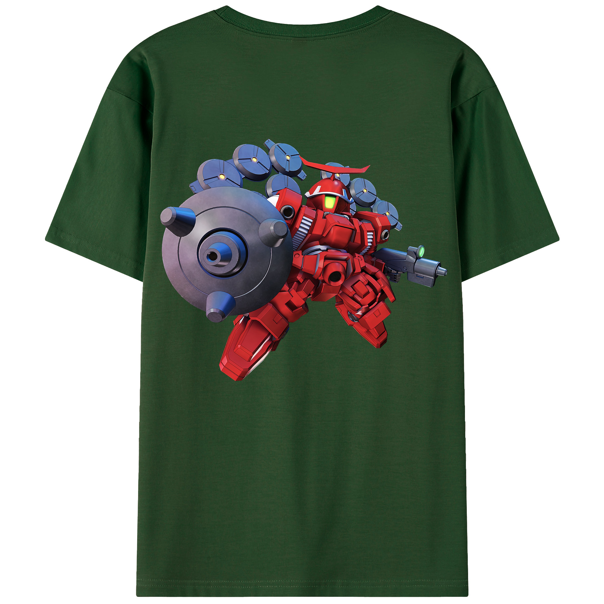 （画像用） 機動戦士ガンダム Mobile Suit Gundam 綿100％半袖Tシャツ（背面プリント）